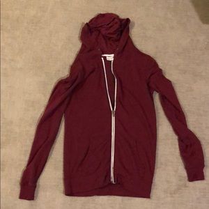 Thin Maroon Jacket